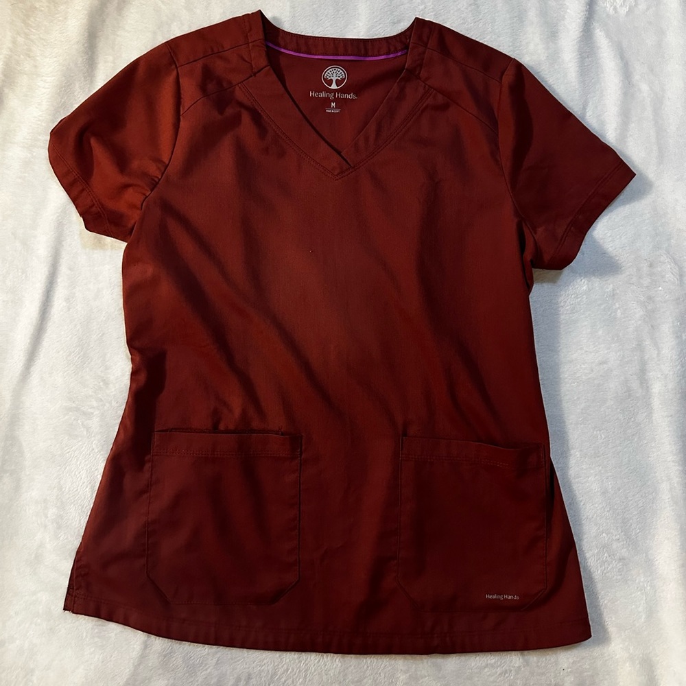 Healing Hands Scrubs- Mauve